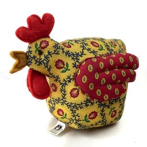 COLLECTIBLE CREATIONS Weighted Fabric Hen …